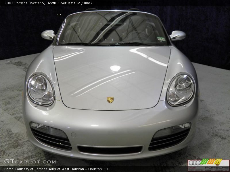 Arctic Silver Metallic / Black 2007 Porsche Boxster S