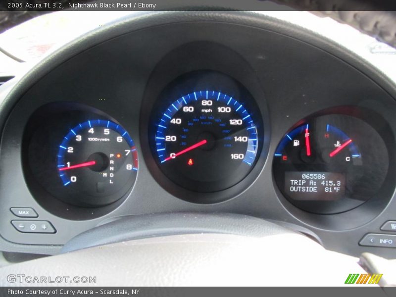 Nighthawk Black Pearl / Ebony 2005 Acura TL 3.2