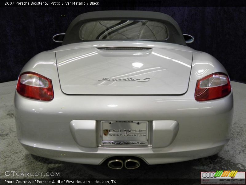 Arctic Silver Metallic / Black 2007 Porsche Boxster S