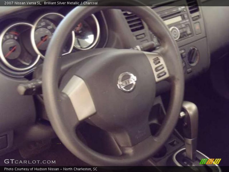 Brilliant Silver Metallic / Charcoal 2007 Nissan Versa SL