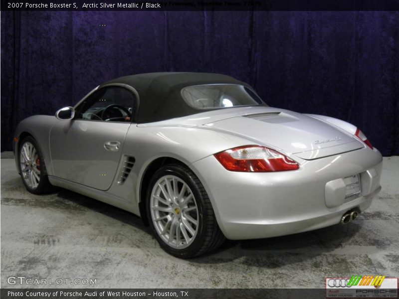 Arctic Silver Metallic / Black 2007 Porsche Boxster S