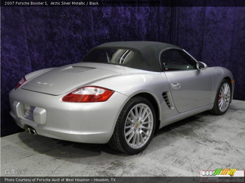 Arctic Silver Metallic / Black 2007 Porsche Boxster S