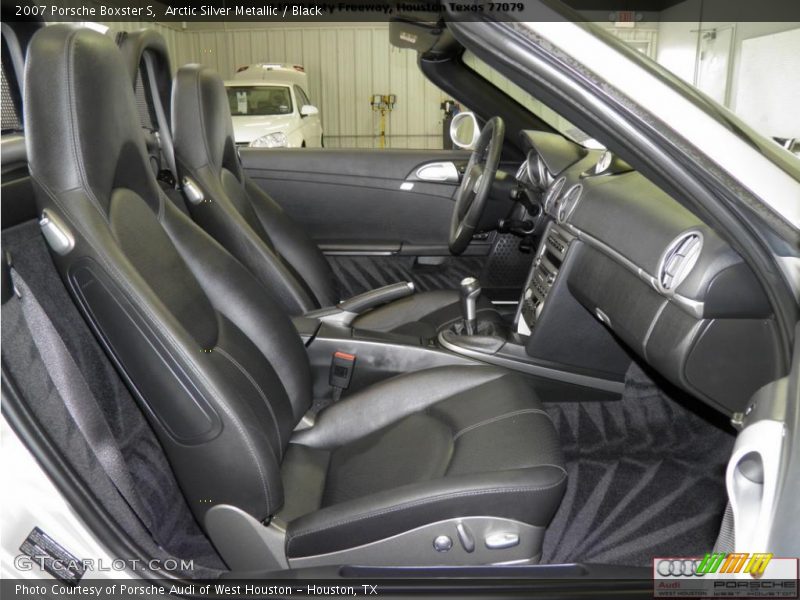 Arctic Silver Metallic / Black 2007 Porsche Boxster S