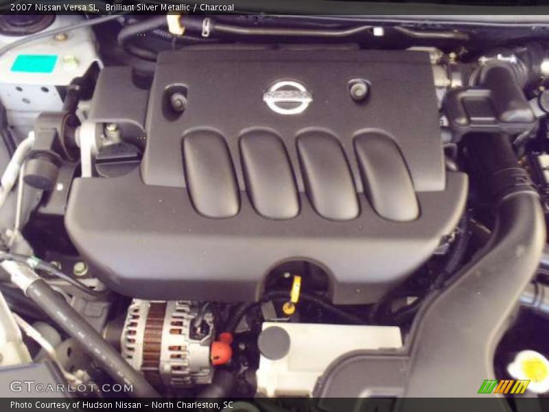 Brilliant Silver Metallic / Charcoal 2007 Nissan Versa SL