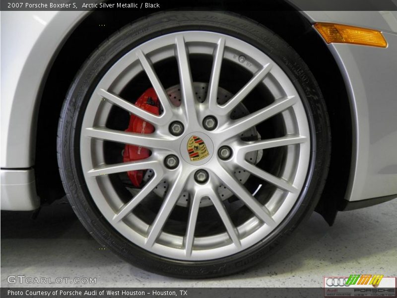 Arctic Silver Metallic / Black 2007 Porsche Boxster S