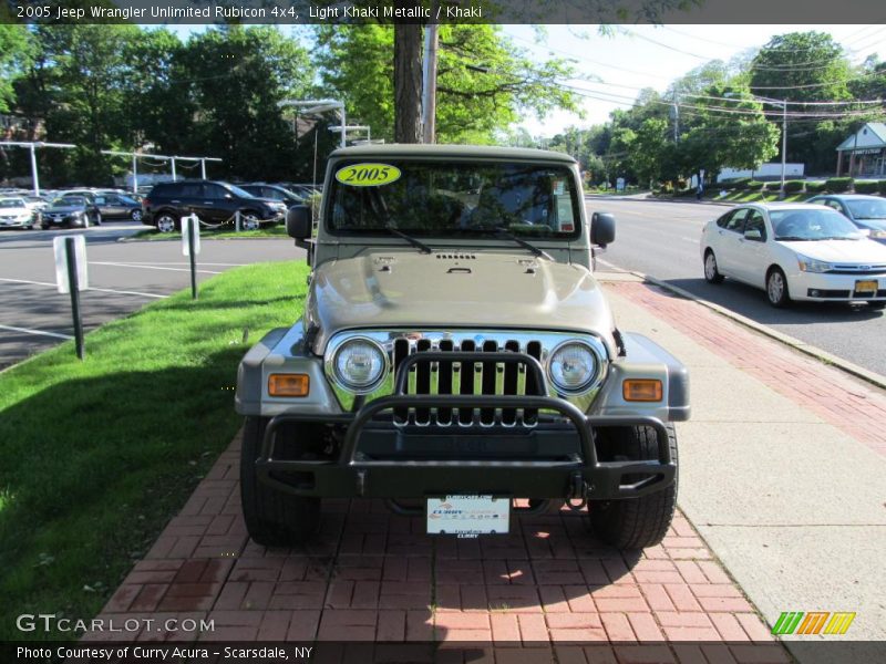 Light Khaki Metallic / Khaki 2005 Jeep Wrangler Unlimited Rubicon 4x4