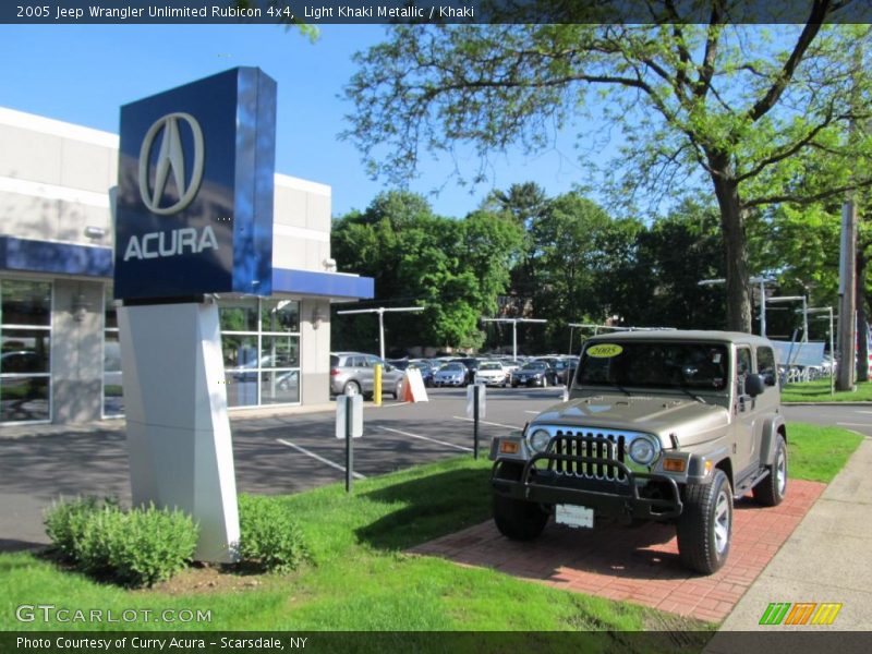 Light Khaki Metallic / Khaki 2005 Jeep Wrangler Unlimited Rubicon 4x4