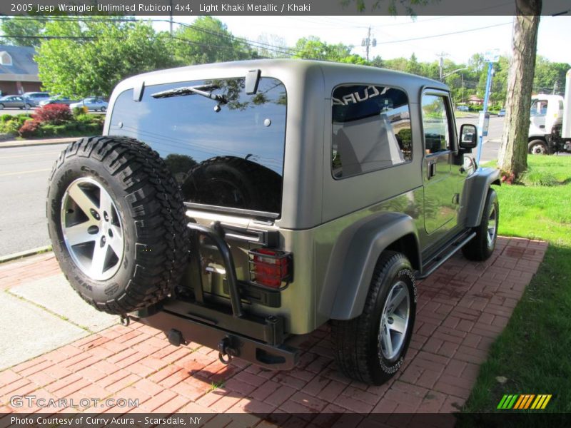 Light Khaki Metallic / Khaki 2005 Jeep Wrangler Unlimited Rubicon 4x4