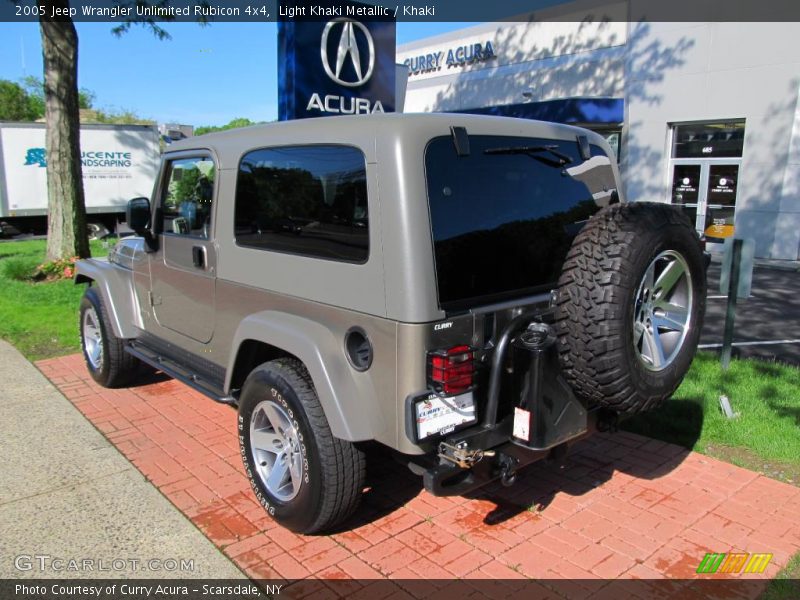 Light Khaki Metallic / Khaki 2005 Jeep Wrangler Unlimited Rubicon 4x4
