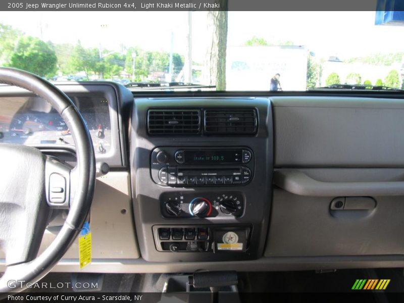 Light Khaki Metallic / Khaki 2005 Jeep Wrangler Unlimited Rubicon 4x4