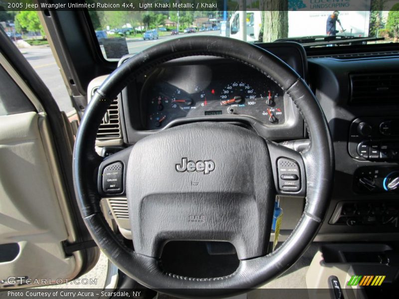 Light Khaki Metallic / Khaki 2005 Jeep Wrangler Unlimited Rubicon 4x4