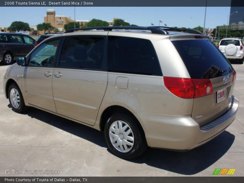 Desert Sand Mica / Stone 2008 Toyota Sienna LE