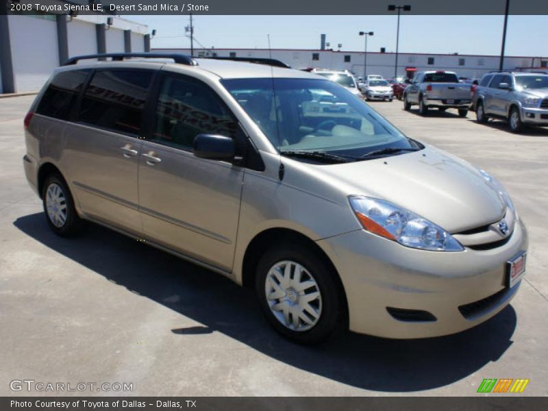 Desert Sand Mica / Stone 2008 Toyota Sienna LE