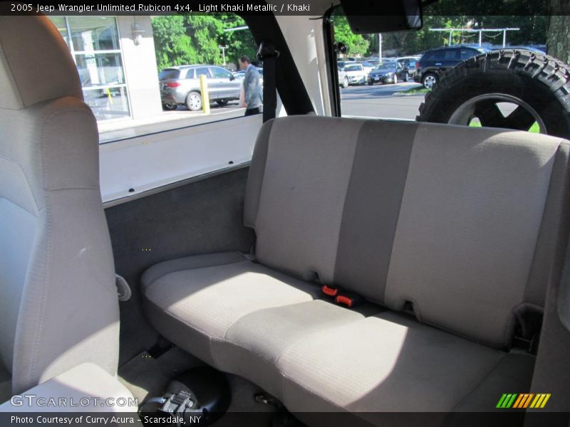 Light Khaki Metallic / Khaki 2005 Jeep Wrangler Unlimited Rubicon 4x4