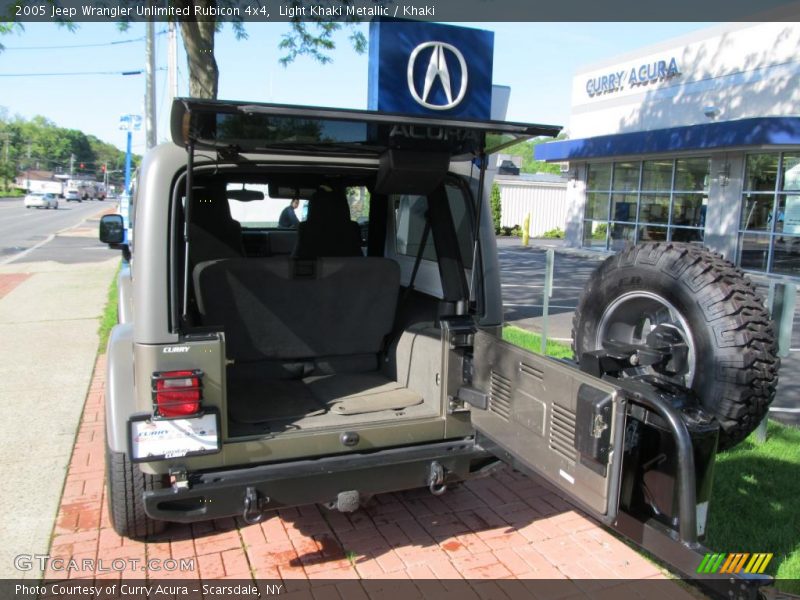 Light Khaki Metallic / Khaki 2005 Jeep Wrangler Unlimited Rubicon 4x4
