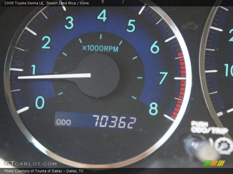 Desert Sand Mica / Stone 2008 Toyota Sienna LE