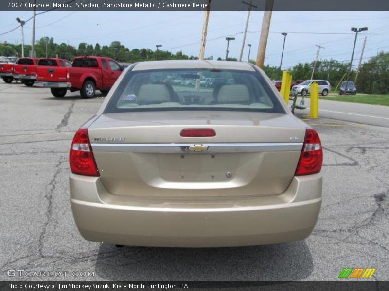 Sandstone Metallic / Cashmere Beige 2007 Chevrolet Malibu LS Sedan