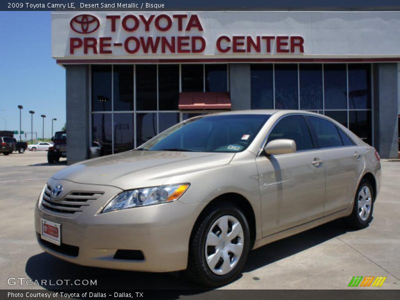 Desert Sand Metallic / Bisque 2009 Toyota Camry LE