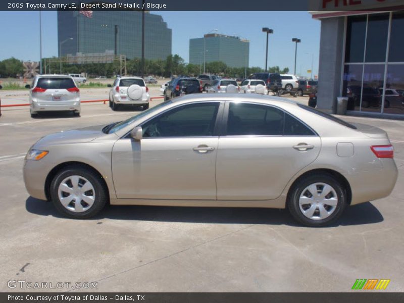 Desert Sand Metallic / Bisque 2009 Toyota Camry LE