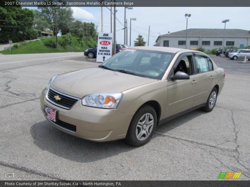 Sandstone Metallic / Cashmere Beige 2007 Chevrolet Malibu LS Sedan