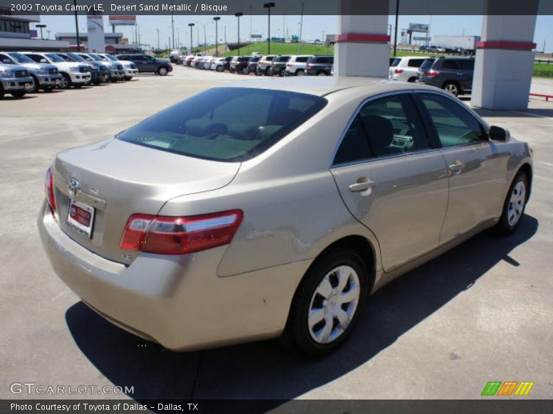 Desert Sand Metallic / Bisque 2009 Toyota Camry LE