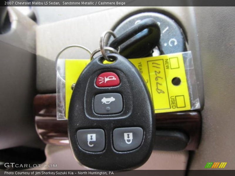 Sandstone Metallic / Cashmere Beige 2007 Chevrolet Malibu LS Sedan