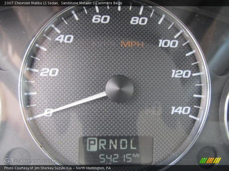 Sandstone Metallic / Cashmere Beige 2007 Chevrolet Malibu LS Sedan