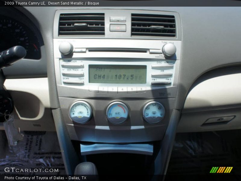 Desert Sand Metallic / Bisque 2009 Toyota Camry LE