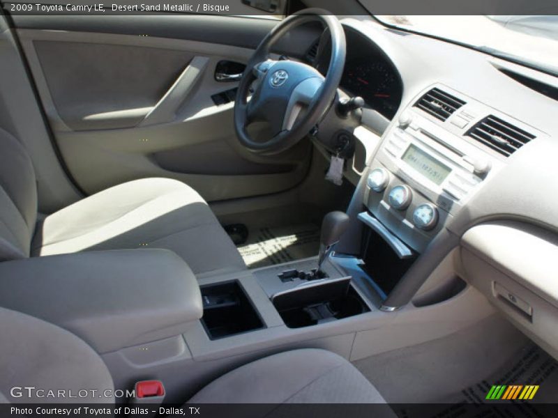 Desert Sand Metallic / Bisque 2009 Toyota Camry LE