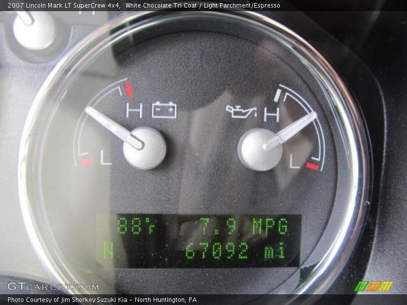 White Chocolate Tri Coat / Light Parchment/Espresso 2007 Lincoln Mark LT SuperCrew 4x4