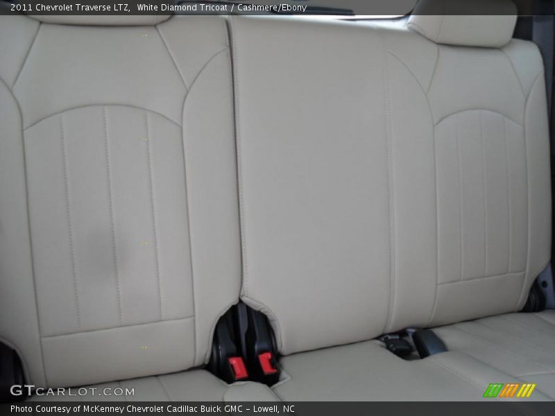 White Diamond Tricoat / Cashmere/Ebony 2011 Chevrolet Traverse LTZ