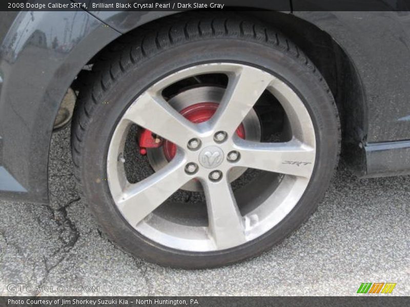 Brilliant Black Crystal Pearl / Dark Slate Gray 2008 Dodge Caliber SRT4