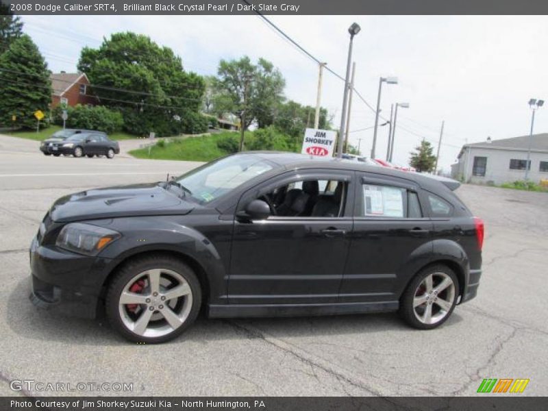 Brilliant Black Crystal Pearl / Dark Slate Gray 2008 Dodge Caliber SRT4