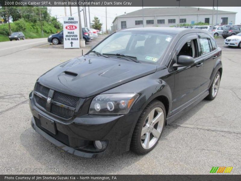 Brilliant Black Crystal Pearl / Dark Slate Gray 2008 Dodge Caliber SRT4