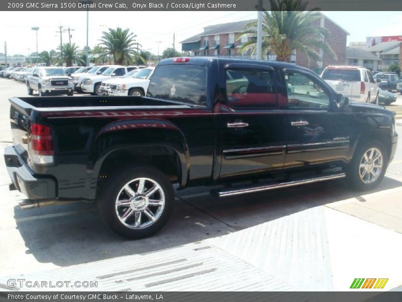 Onyx Black / Cocoa/Light Cashmere 2009 GMC Sierra 1500 Denali Crew Cab