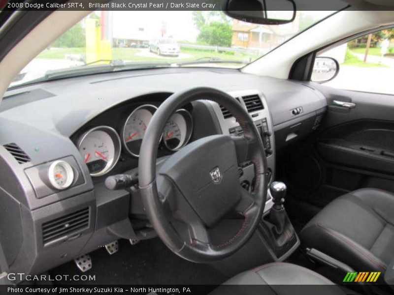 Brilliant Black Crystal Pearl / Dark Slate Gray 2008 Dodge Caliber SRT4