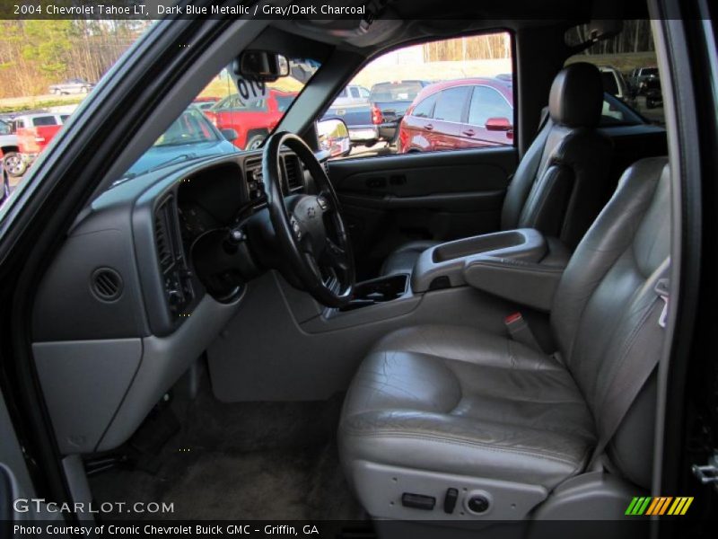 Dark Blue Metallic / Gray/Dark Charcoal 2004 Chevrolet Tahoe LT