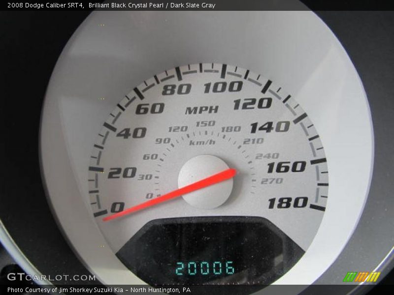 Brilliant Black Crystal Pearl / Dark Slate Gray 2008 Dodge Caliber SRT4