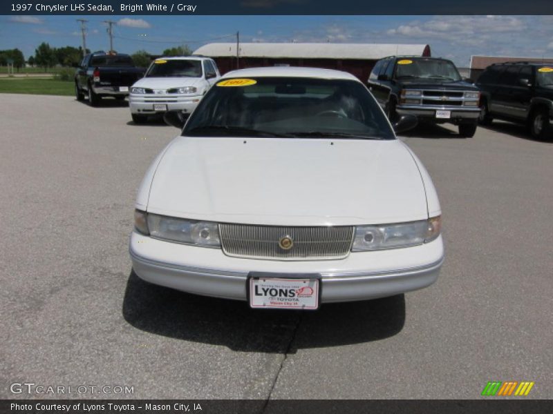 Bright White / Gray 1997 Chrysler LHS Sedan