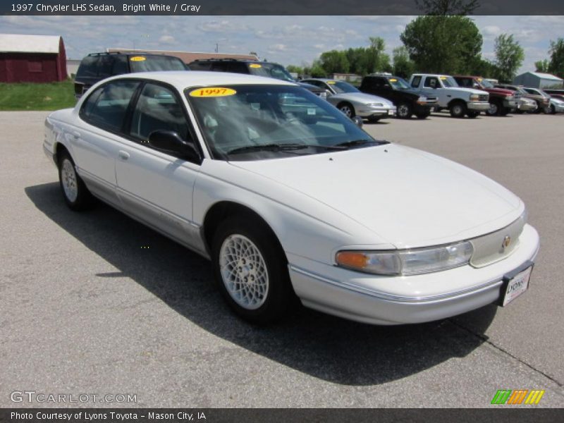 Bright White / Gray 1997 Chrysler LHS Sedan