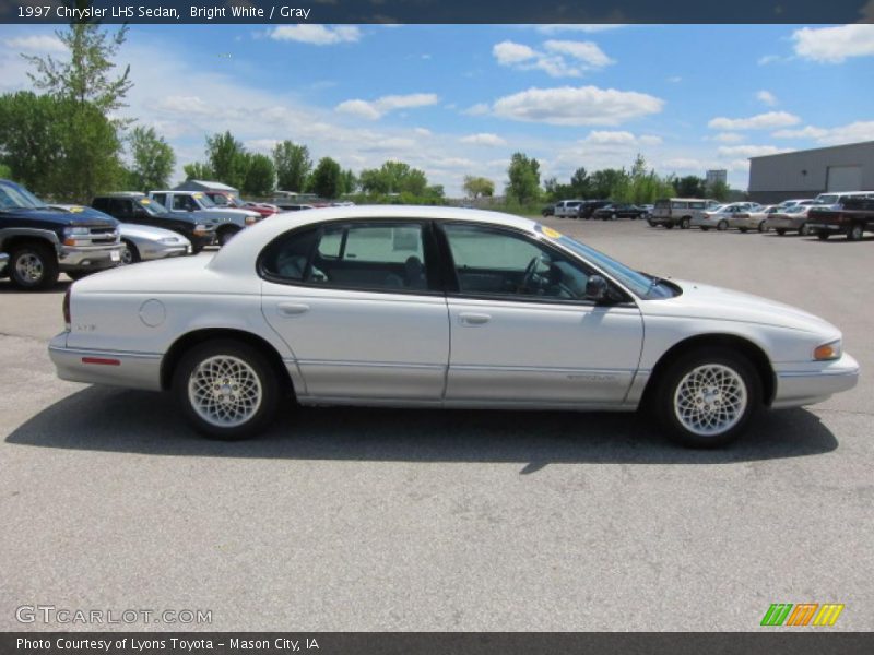 Bright White / Gray 1997 Chrysler LHS Sedan