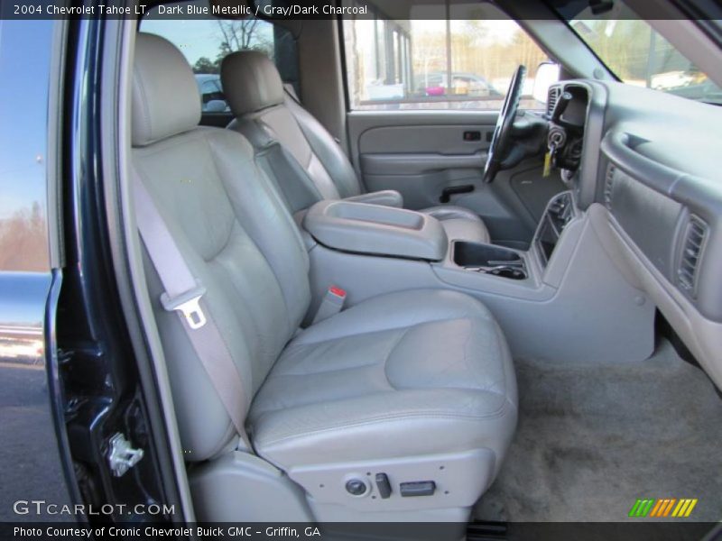 Dark Blue Metallic / Gray/Dark Charcoal 2004 Chevrolet Tahoe LT