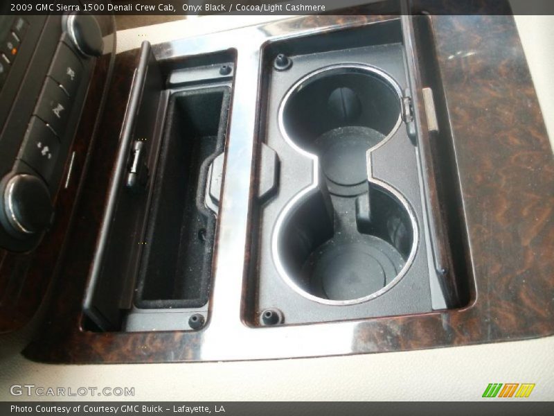 Onyx Black / Cocoa/Light Cashmere 2009 GMC Sierra 1500 Denali Crew Cab