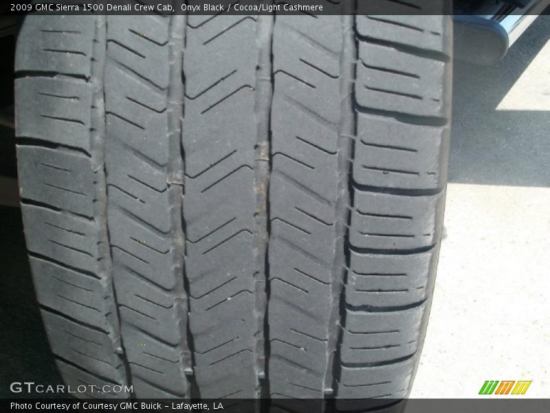 Onyx Black / Cocoa/Light Cashmere 2009 GMC Sierra 1500 Denali Crew Cab