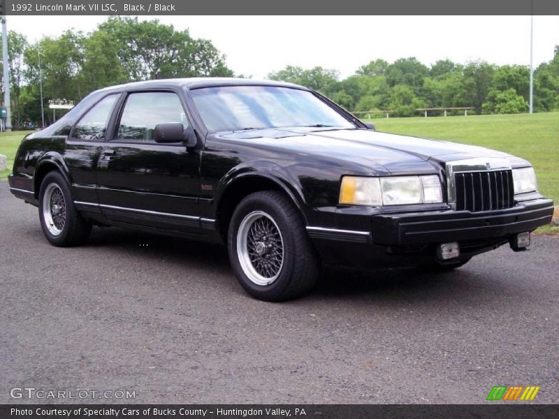 Black / Black 1992 Lincoln Mark VII LSC