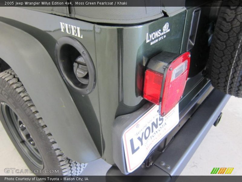 Moss Green Pearlcoat / Khaki 2005 Jeep Wrangler Willys Edition 4x4