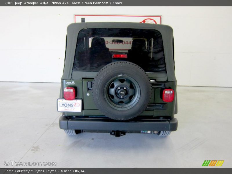 Moss Green Pearlcoat / Khaki 2005 Jeep Wrangler Willys Edition 4x4