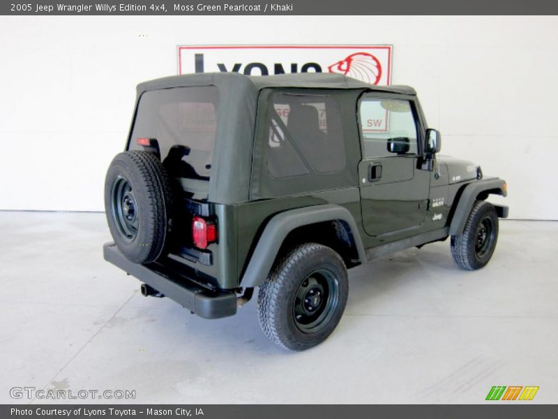  2005 Wrangler Willys Edition 4x4 Moss Green Pearlcoat