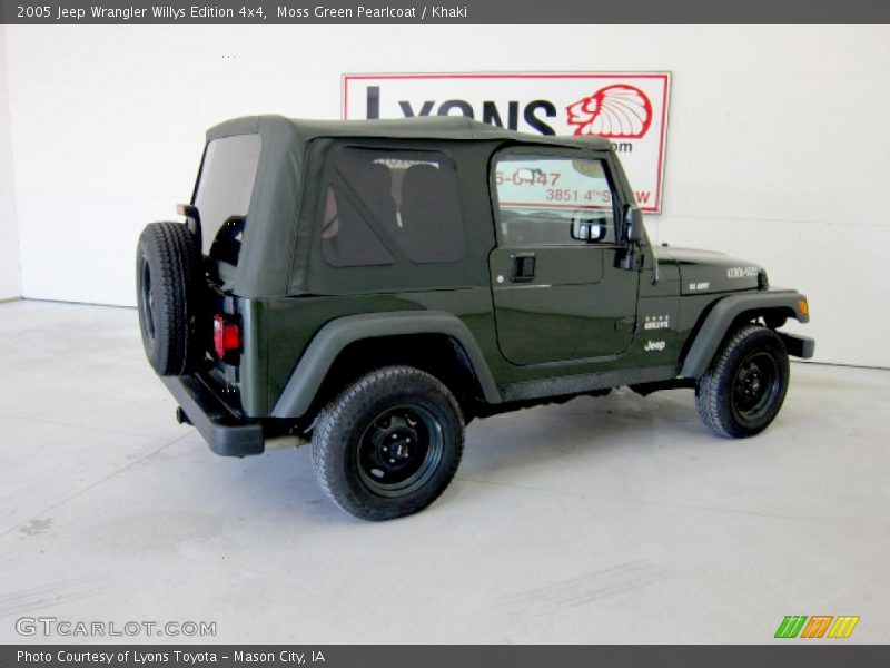  2005 Wrangler Willys Edition 4x4 Moss Green Pearlcoat