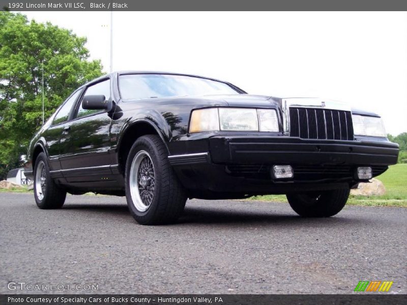 Black / Black 1992 Lincoln Mark VII LSC